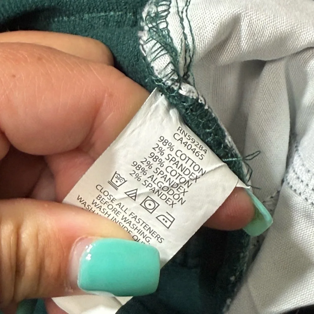 The Children's Place Dark Green Corduroy Kids Pants perfect for Christmas pictur